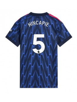 Arsenal Piero Hincapie #5 Zenski Gostujuci Dres 2025-26 Kratak Rukavima Arsenal Piero Hincapie #5 Zenski Gostujuci Dres 2025-26 Kratak Rukavima